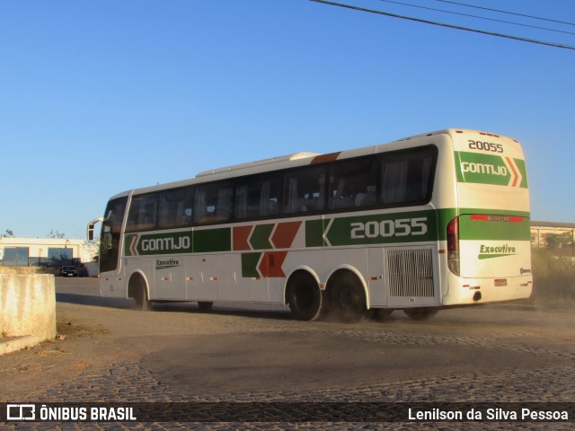 Empresa Gontijo de Transportes 20055 na cidade de Caruaru, Pernambuco, Brasil, por Lenilson da Silva Pessoa. ID da foto: 10253382.