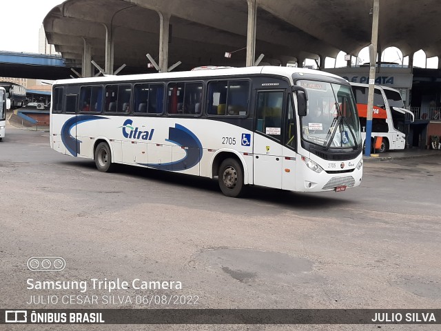 Citral Transporte e Turismo 2705 na cidade de Porto Alegre, Rio Grande do Sul, Brasil, por JULIO SILVA. ID da foto: 10254836.