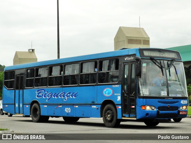 Biguaçu Transportes Coletivos Administração e Participação 420 na cidade de Florianópolis, Santa Catarina, Brasil, por Paulo Gustavo. ID da foto: 10252968.