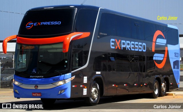 Expresso Transporte e Turismo Ltda. 18223 na cidade de Goiânia, Goiás, Brasil, por Carlos Júnior. Número da foto: #10256960.