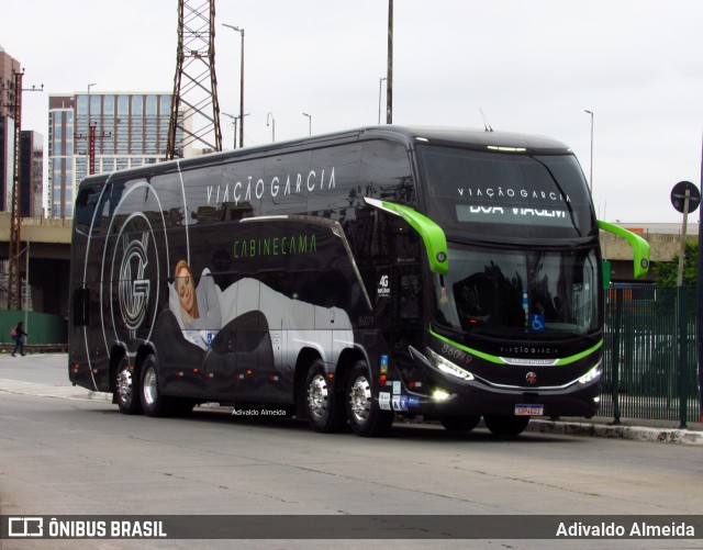 Viação Garcia 86079 na cidade de São Paulo, São Paulo, Brasil, por Adivaldo Almeida. ID da foto: 10256825.