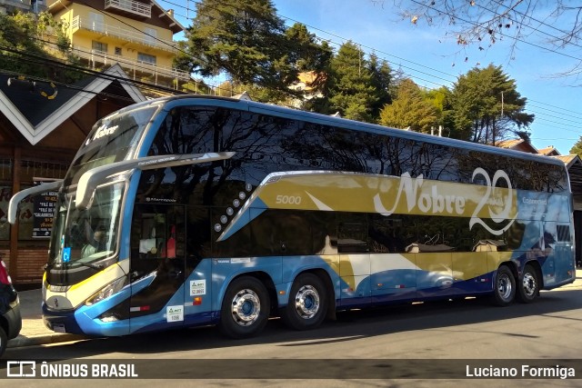 Nobre Transporte Turismo 5000 na cidade de Campos do Jordão, São Paulo, Brasil, por Luciano Formiga. ID da foto: 10257732.