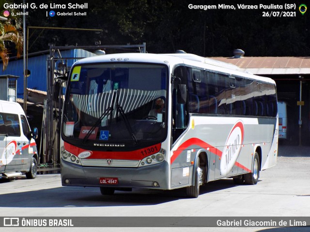 Viação Mimo 11301 na cidade de Várzea Paulista, São Paulo, Brasil, por Gabriel Giacomin de Lima. ID da foto: 10257450.