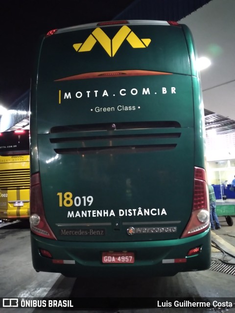 Viação Motta 18019 na cidade de Presidente Prudente, São Paulo, Brasil, por Luis Guilherme Costa. Número da foto: #10255641.