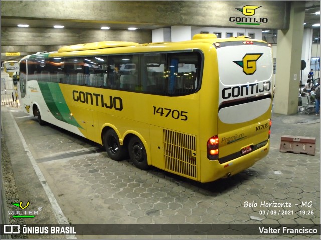 Empresa Gontijo de Transportes 14705 na cidade de Belo Horizonte, Minas Gerais, Brasil, por Valter Francisco. Número da foto: #10257841.