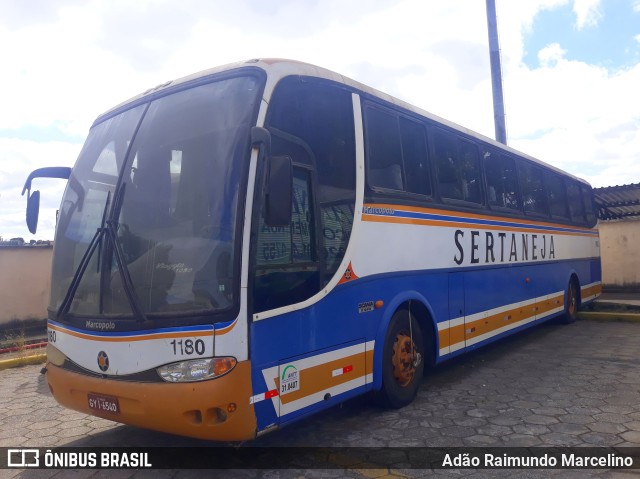 Viação Sertaneja 1180 na cidade de Belo Horizonte, Minas Gerais, Brasil, por Adão Raimundo Marcelino. ID da foto: 10257327.