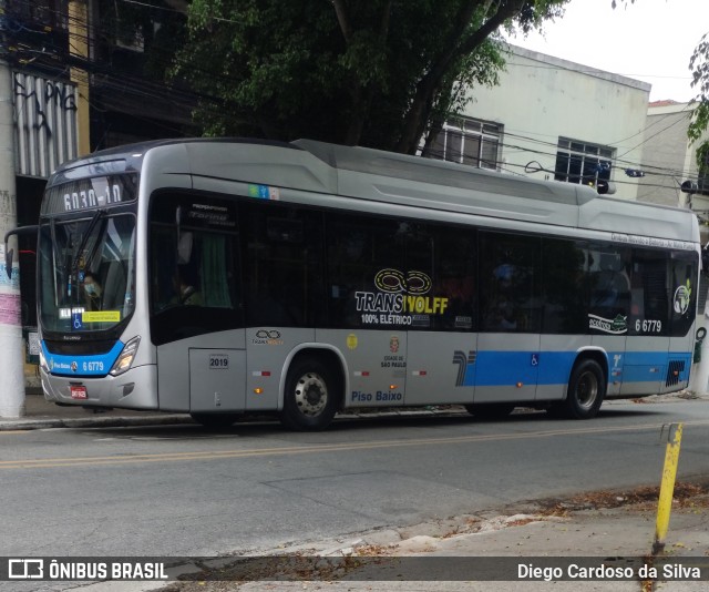 Transwolff Transportes e Turismo 6 6779 na cidade de São Paulo, São Paulo, Brasil, por Diego Cardoso da Silva. ID da foto: 10255985.