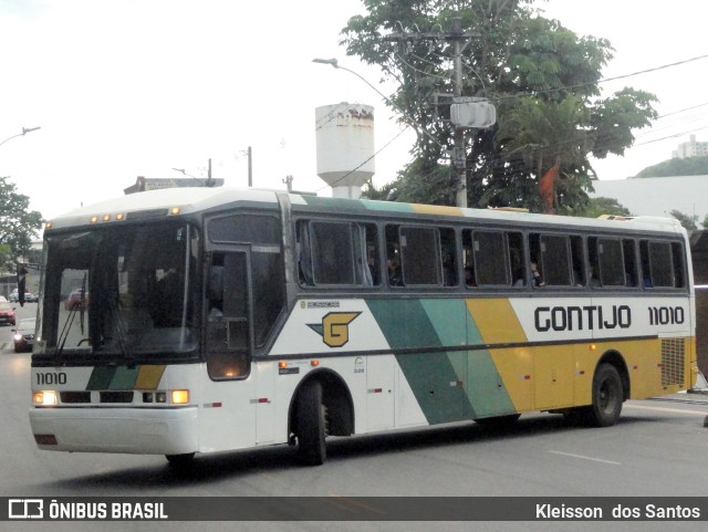 Empresa Gontijo de Transportes 11010 na cidade de Belo Horizonte, Minas Gerais, Brasil, por Kleisson  dos Santos. ID da foto: 10256984.