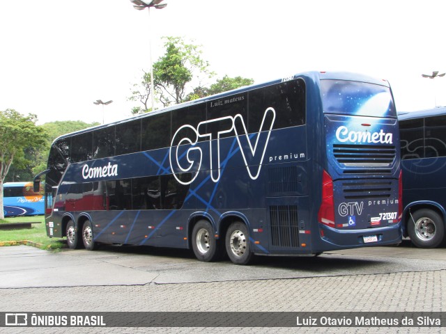 Viação Cometa 721307 na cidade de São Paulo, São Paulo, Brasil, por Luiz Otavio Matheus da Silva. ID da foto: 10256983.