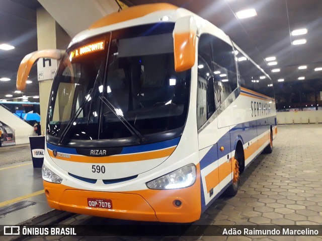 Viação Sertaneja 590 na cidade de Belo Horizonte, Minas Gerais, Brasil, por Adão Raimundo Marcelino. Número da foto: #10257360.