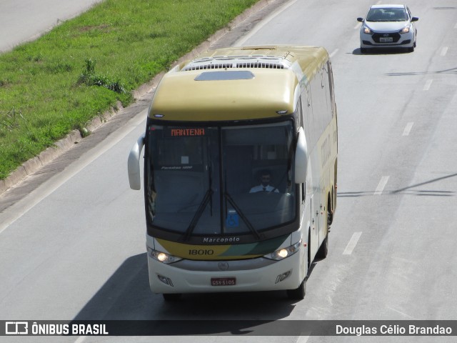 Empresa Gontijo de Transportes 18010 na cidade de Belo Horizonte, Minas Gerais, Brasil, por Douglas Célio Brandao. ID da foto: 10257652.