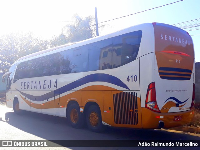 Viação Sertaneja 410 na cidade de Unaí, Minas Gerais, Brasil, por Adão Raimundo Marcelino. ID da foto: 10257444.