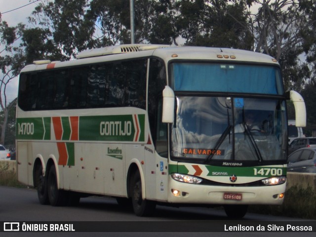 Empresa Gontijo de Transportes 14700 na cidade de Caruaru, Pernambuco, Brasil, por Lenilson da Silva Pessoa. ID da foto: 10256057.