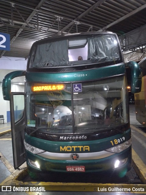 Viação Motta 18019 na cidade de Presidente Prudente, São Paulo, Brasil, por Luis Guilherme Costa. Número da foto: #10255637.