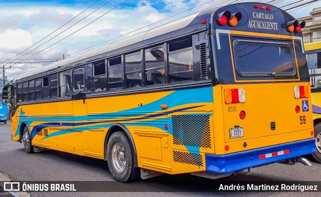 Transportes Unidos San Antonio 59 na cidade de Cartago, Cartago, Costa Rica, por Andrés Martínez Rodríguez. ID da foto: 10257566.