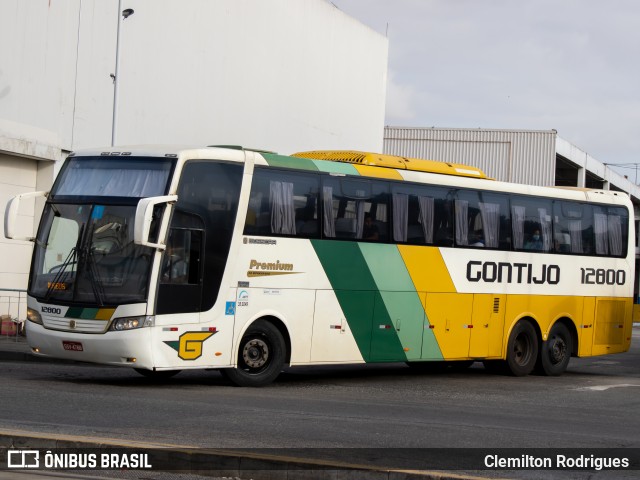 Empresa Gontijo de Transportes 12800 na cidade de Rio de Janeiro, Rio de Janeiro, Brasil, por Clemilton Rodrigues . ID da foto: 10257545.