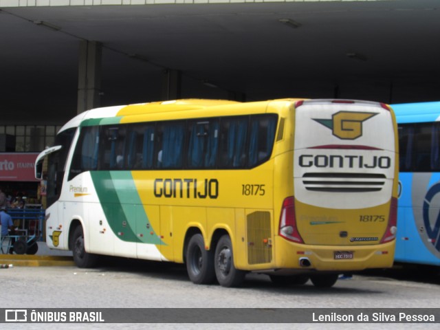 Empresa Gontijo de Transportes 18175 na cidade de Caruaru, Pernambuco, Brasil, por Lenilson da Silva Pessoa. ID da foto: 10256076.