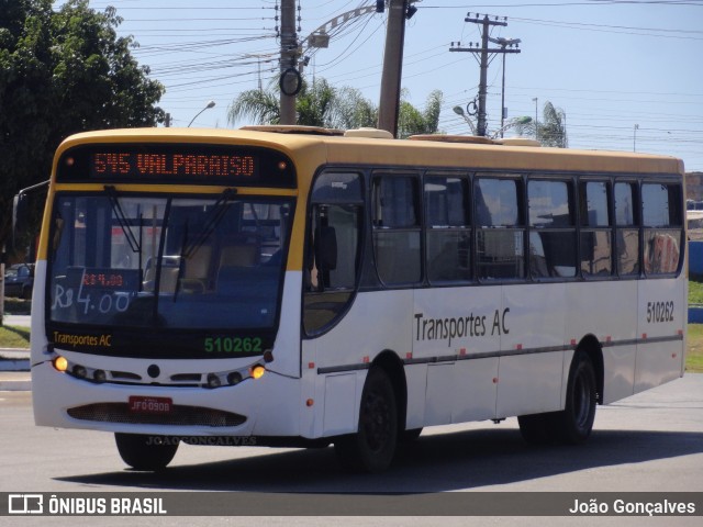 Transportes AC 510262 na cidade de Novo Gama, Goiás, Brasil, por João Gonçalves. ID da foto: 10257042.