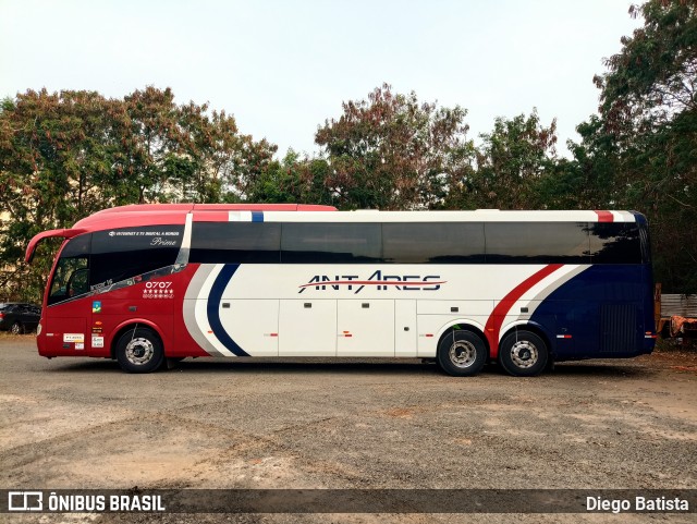 Antares Transportes e Turismo 0707 na cidade de Campinas, São Paulo, Brasil, por Diego Batista. ID da foto: 10258075.