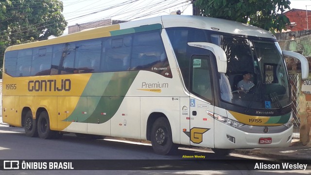 Empresa Gontijo de Transportes 19155 na cidade de Fortaleza, Ceará, Brasil, por Alisson Wesley. ID da foto: 10259963.