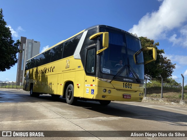 Viação Nordeste 1602 na cidade de Natal, Rio Grande do Norte, Brasil, por Alison Diego Dias da Silva. Número da foto: #10259398.