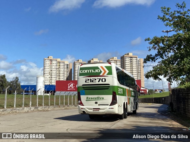 Empresa Gontijo de Transportes 21270 na cidade de Natal, Rio Grande do Norte, Brasil, por Alison Diego Dias da Silva. ID da foto: 10259404.