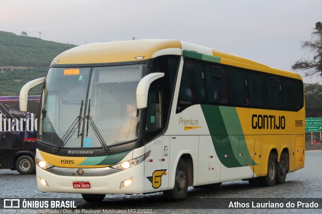 Empresa Gontijo de Transportes 19115 na cidade de Manhuaçu, Minas Gerais, Brasil, por Athos Lauriano do Prado. Número da foto: #10259739.
