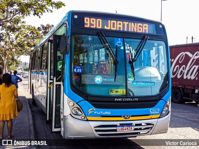 Transportes Futuro C30218 na cidade de Rio de Janeiro, Rio de Janeiro, Brasil, por Victor Carioca. Número da foto: #10258920.