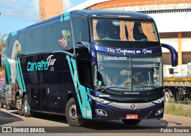 Carvalho Tur Transportes e Turismo 1007 na cidade de Belém, Pará, Brasil, por Fabio Soares. Número da foto: #10260315.