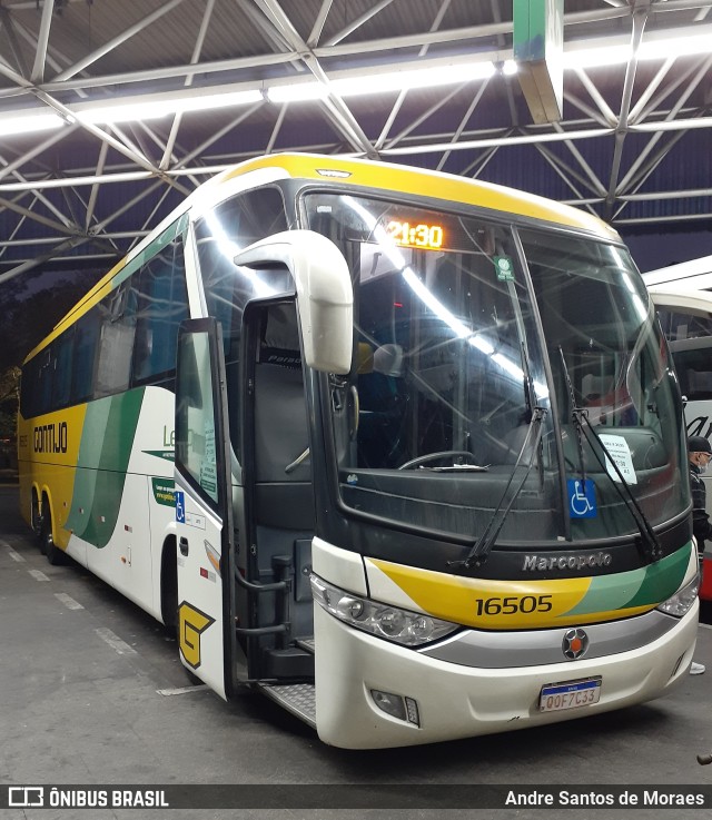 Empresa Gontijo de Transportes 16505 na cidade de São Paulo, São Paulo, Brasil, por Andre Santos de Moraes. ID da foto: 10259504.