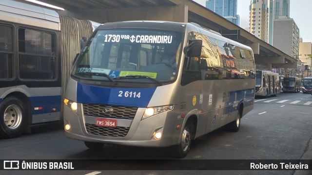 Transcooper > Norte Buss 2 6114 na cidade de São Paulo, São Paulo, Brasil, por Roberto Teixeira. ID da foto: 10259913.