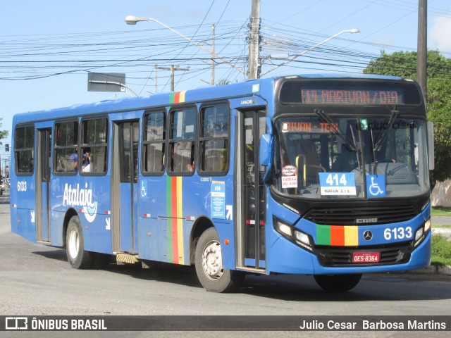 Viação Atalaia Transportes 6133 na cidade de Aracaju, Sergipe, Brasil, por Julio Cesar  Barbosa Martins. Número da foto: #10262053.