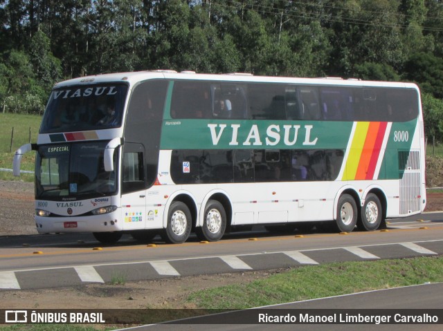 Viasul - Auto Viação Venâncio Aires 8000 na cidade de Rio Pardo, Rio Grande do Sul, Brasil, por Ricardo Manoel Limberger Carvalho. ID da foto: 10262982.