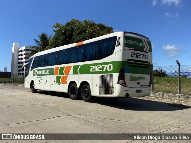 Empresa Gontijo de Transportes 21270 na cidade de Natal, Rio Grande do Norte, Brasil, por Alison Diego Dias da Silva. ID da foto: 10262109.