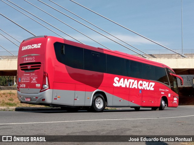 Viação Santa Cruz 24519 na cidade de Campinas, São Paulo, Brasil, por José Eduardo Garcia Pontual. Número da foto: #10263552.