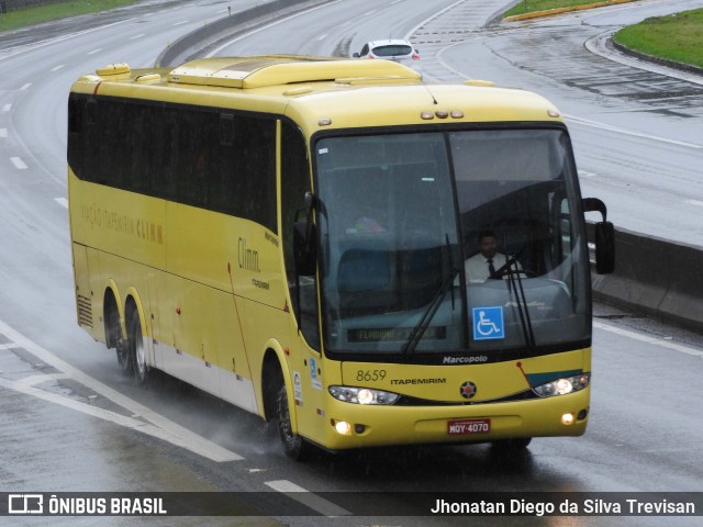 Viação Itapemirim 8659 na cidade de Lavrinhas, São Paulo, Brasil, por Jhonatan Diego da Silva Trevisan. Número da foto: #10263247.