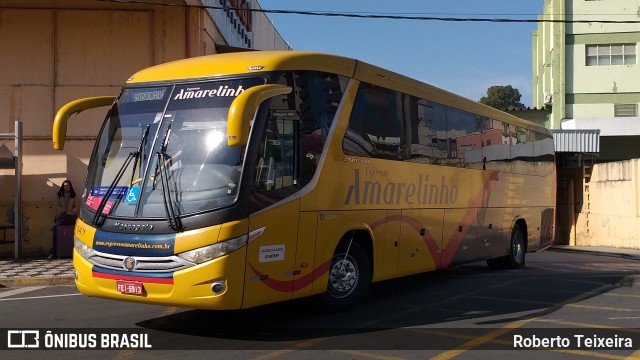 Expresso Amarelinho 349 na cidade de Sorocaba, São Paulo, Brasil, por Roberto Teixeira. ID da foto: 10263196.