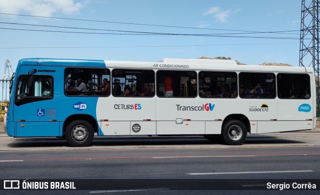 Unimar Transportes 24263 na cidade de Vitória, Espírito Santo, Brasil, por Sergio Corrêa. ID da foto: 10262649.