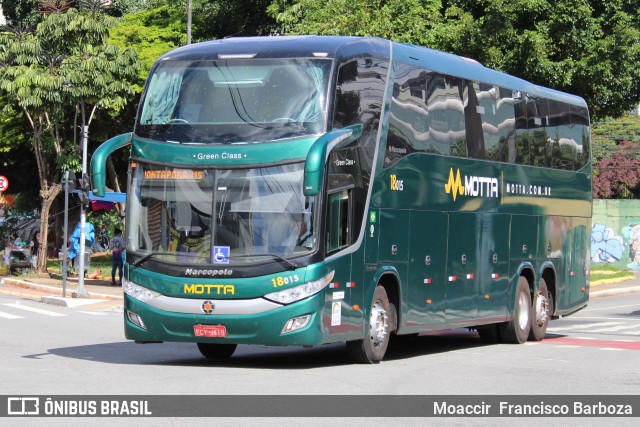 Viação Motta 18015 na cidade de São Paulo, São Paulo, Brasil, por Moaccir  Francisco Barboza. Número da foto: #10262975.