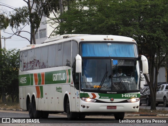 Empresa Gontijo de Transportes 14895 na cidade de Caruaru, Pernambuco, Brasil, por Lenilson da Silva Pessoa. ID da foto: 10262476.