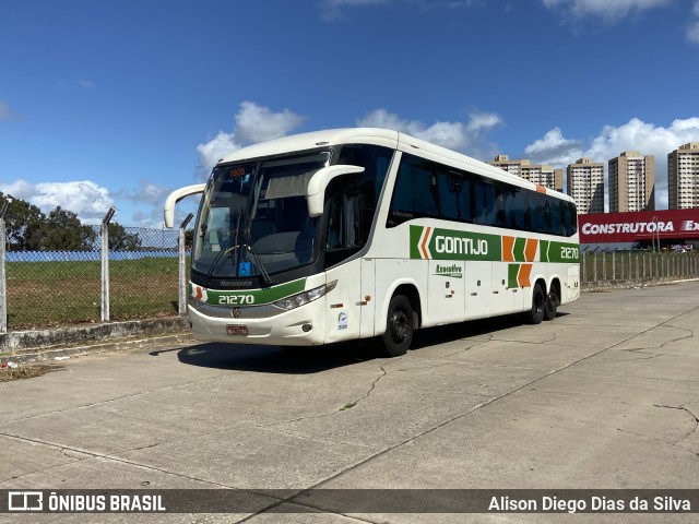 Empresa Gontijo de Transportes 21270 na cidade de Natal, Rio Grande do Norte, Brasil, por Alison Diego Dias da Silva. ID da foto: 10262107.