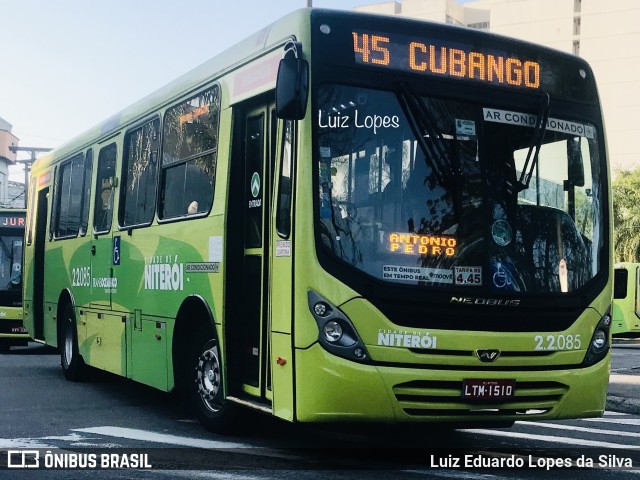 Santo Antônio Transportes Niterói 2.2.085 na cidade de Niterói, Rio de Janeiro, Brasil, por Luiz Eduardo Lopes da Silva. Número da foto: #10262171.