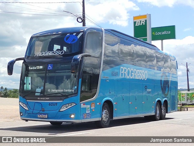 Auto Viação Progresso 6269 na cidade de Goiana, Pernambuco, Brasil, por Jamysson Santana. ID da foto: 10261834.