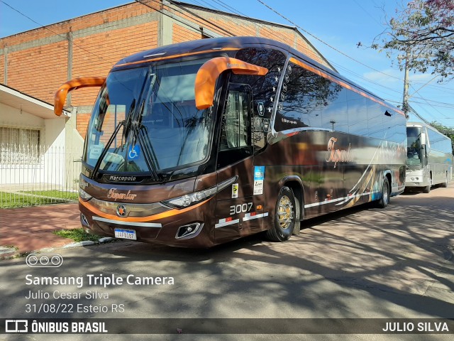 Tupantur Turismo 3007 na cidade de Esteio, Rio Grande do Sul, Brasil, por JULIO SILVA. ID da foto: 10337425.