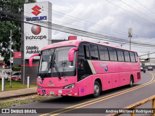TRACOPA - Transportes Costarricenses Panameños 45 na cidade de La Uruca, San José, San José, Costa Rica, por Andrés Martínez Rodríguez. Número da foto: #10335024.