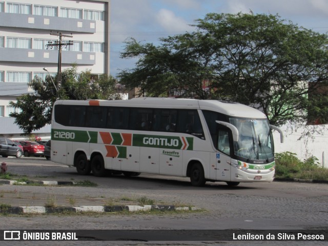 Empresa Gontijo de Transportes 21280 na cidade de Caruaru, Pernambuco, Brasil, por Lenilson da Silva Pessoa. Número da foto: #10336093.
