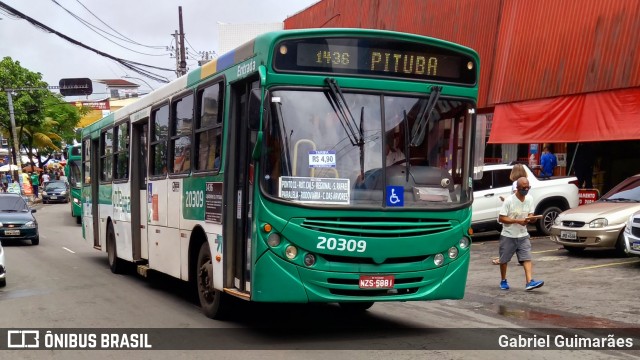 OT Trans - Ótima Salvador Transportes 20309 na cidade de Salvador, Bahia, Brasil, por Gabriel Guimarães. Número da foto: #10335767.
