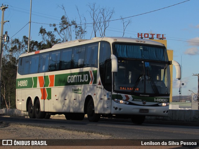 Empresa Gontijo de Transportes 14880 na cidade de Caruaru, Pernambuco, Brasil, por Lenilson da Silva Pessoa. Número da foto: #10336060.