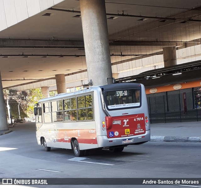 Pêssego Transportes 4 7614 na cidade de São Paulo, São Paulo, Brasil, por Andre Santos de Moraes. ID da foto: 10336091.