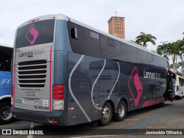 Lannes Tour RJ 834.004 na cidade de Aparecida, São Paulo, Brasil, por Josivaldo Oliveira. Número da foto: #10336579.
